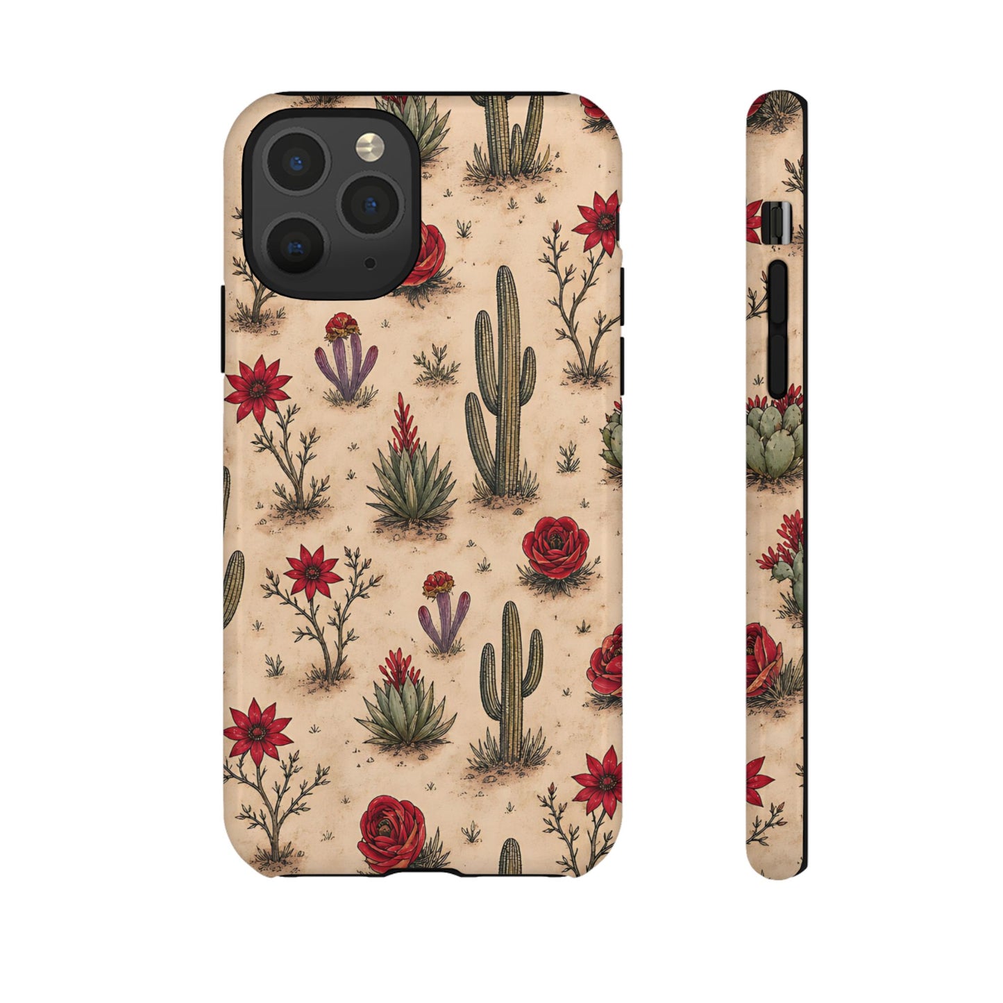 Red Bloom Desert Tough Case