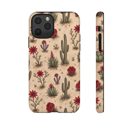 Red Bloom Desert Tough Case