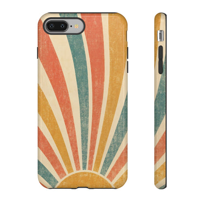Retro Sun Rays Tough Case