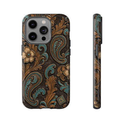 Tooled Paisley Tough Case