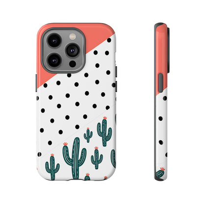 Polka Dot Cactus Tough Case