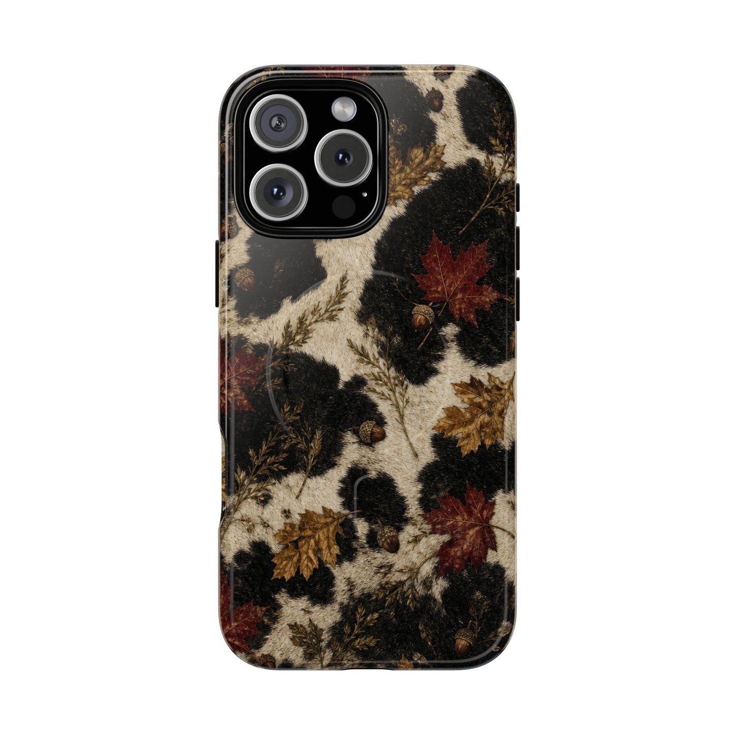 Fall Cowhide Magnetic Case