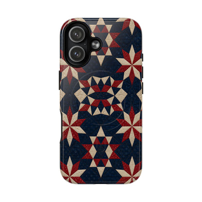 Patriotic Quilt Magnetic Case