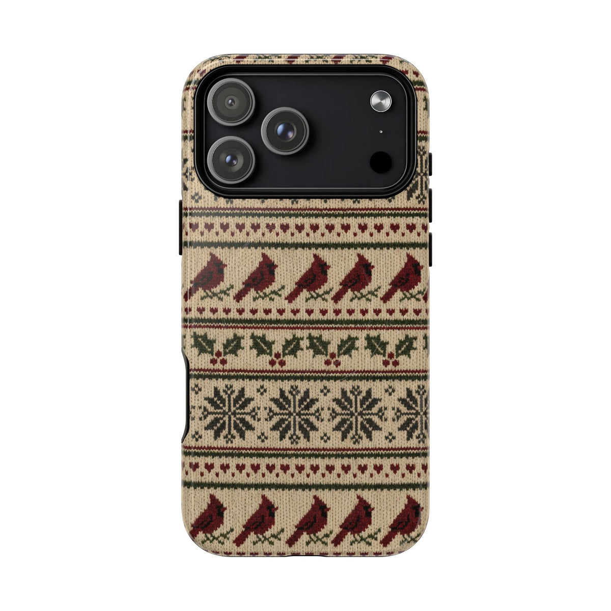 Fair Isle Cardinals Magnetic Case