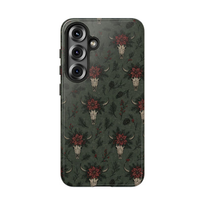 Inked Christmas Skull Tough Case