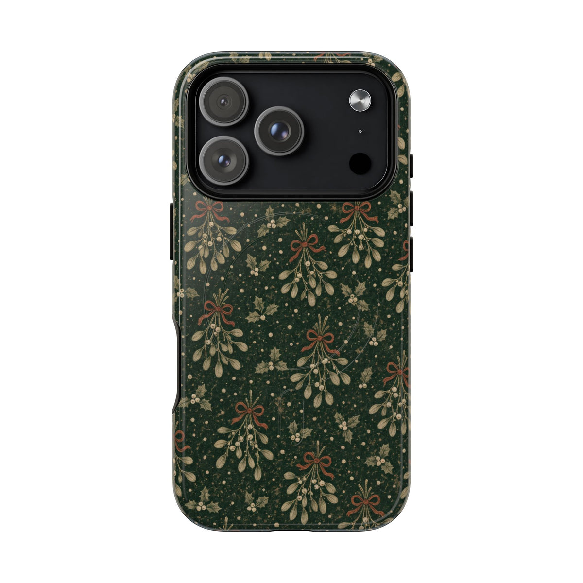 Mistletoe Etching Magnetic Case