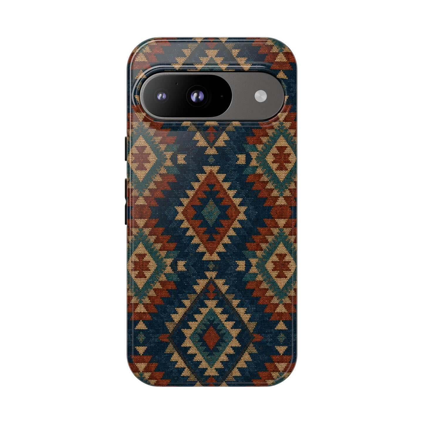 Navy Aztec Tough Case
