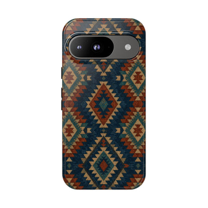Navy Aztec Tough Case