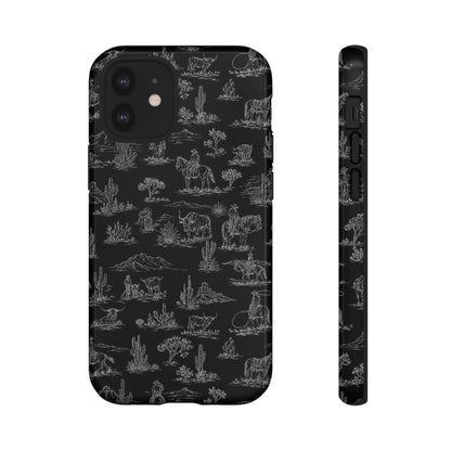Midnight Toile Tough Case