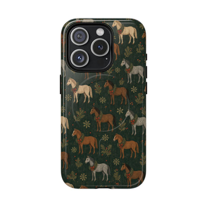Wreath Horses Magnetic Case