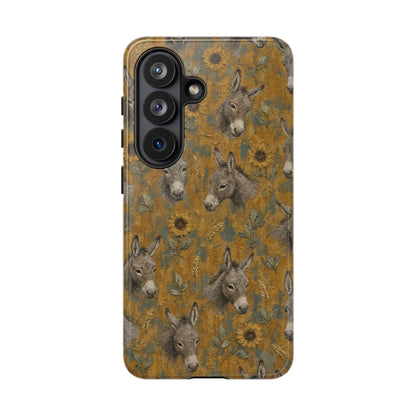 Donkey Sunflower Tough Case