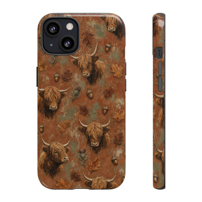 Autumn Highland Cow Tough Case