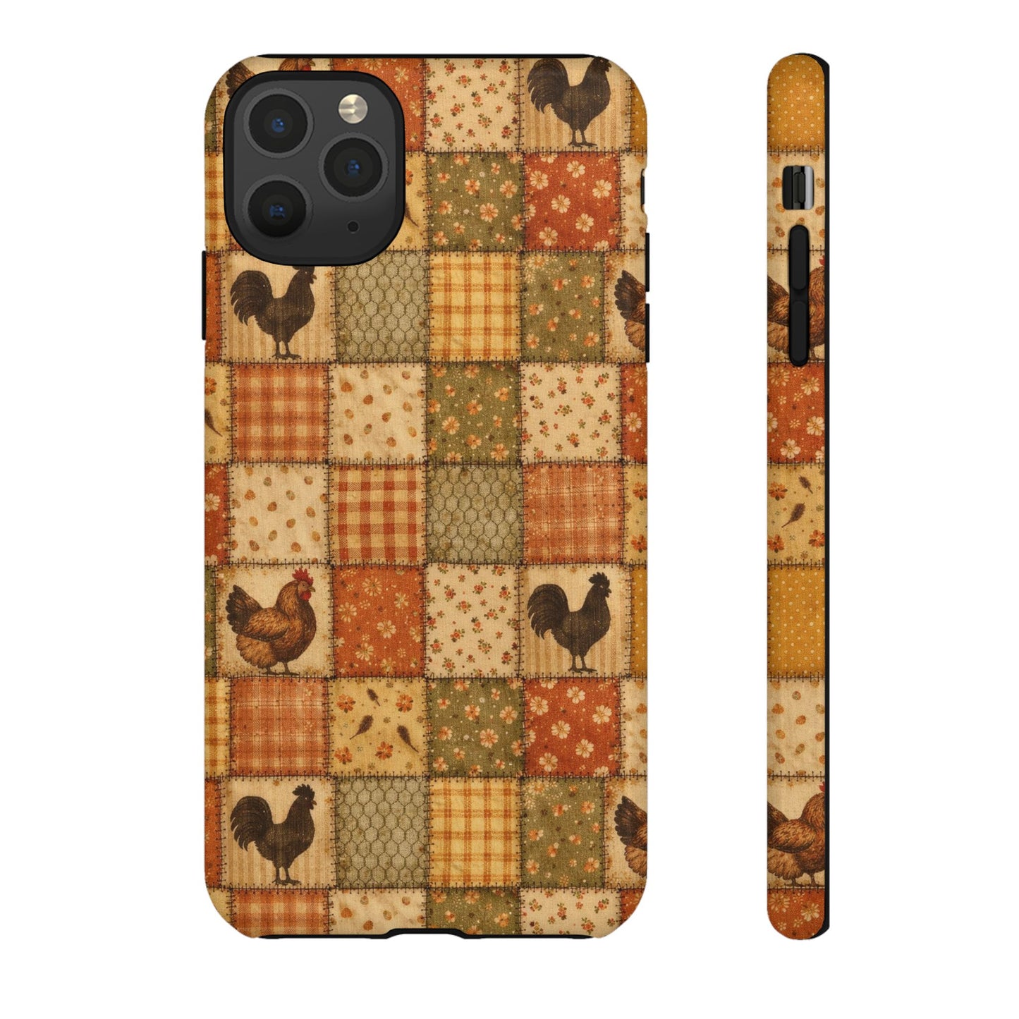 Chickens Patchwork Tough Case