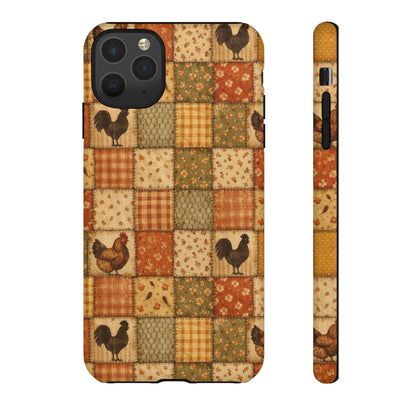 Chickens Patchwork Tough Case
