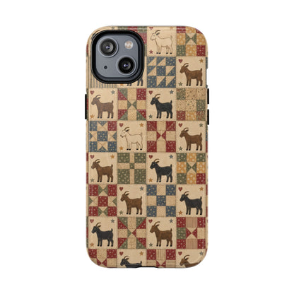 Goat Quilt Magnetic Case