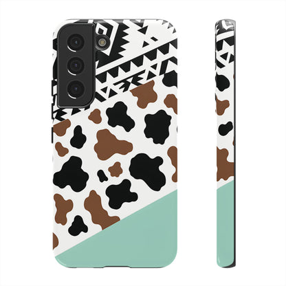 Mint Aztec Cowhide Tough Case