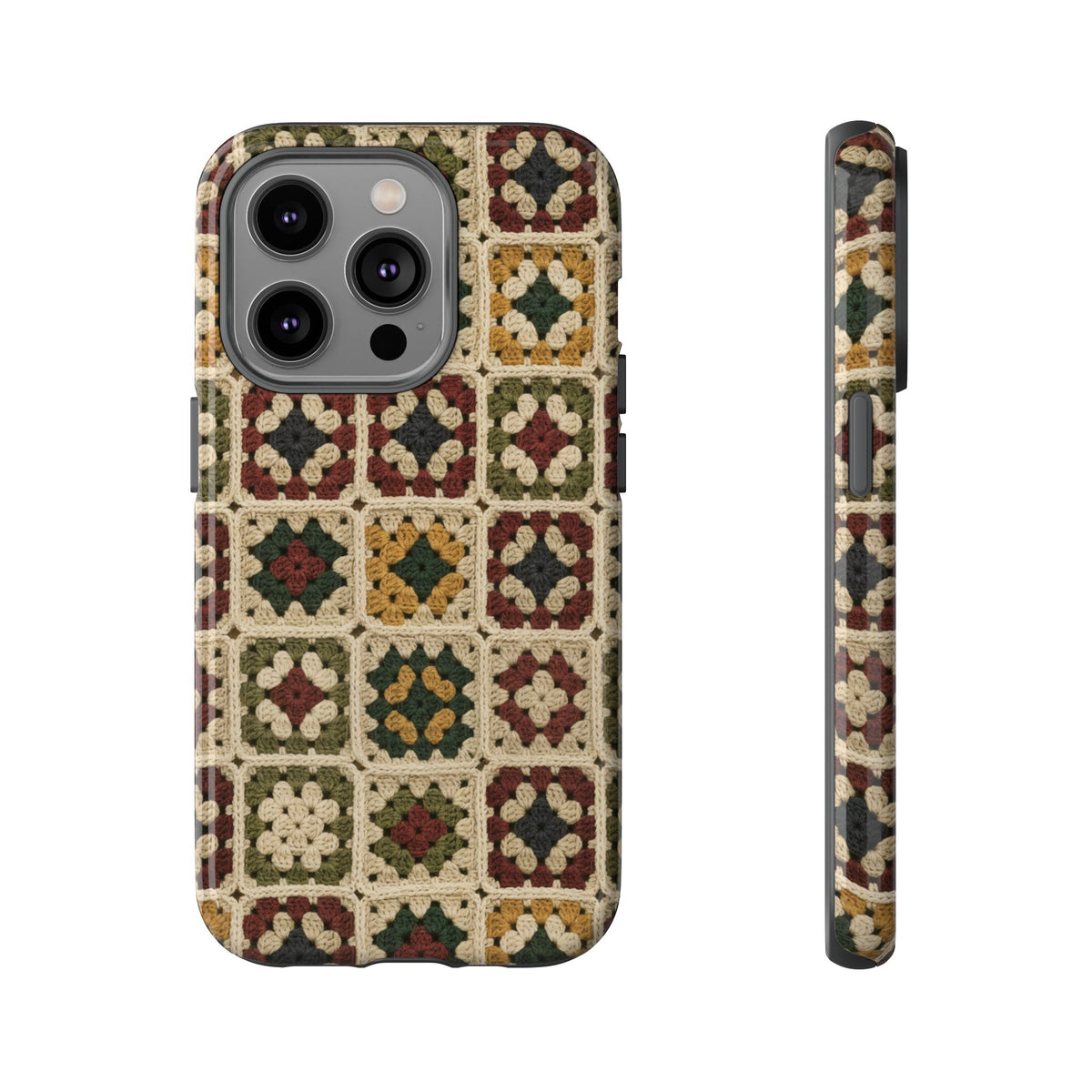 Christmas Granny Square Tough Case