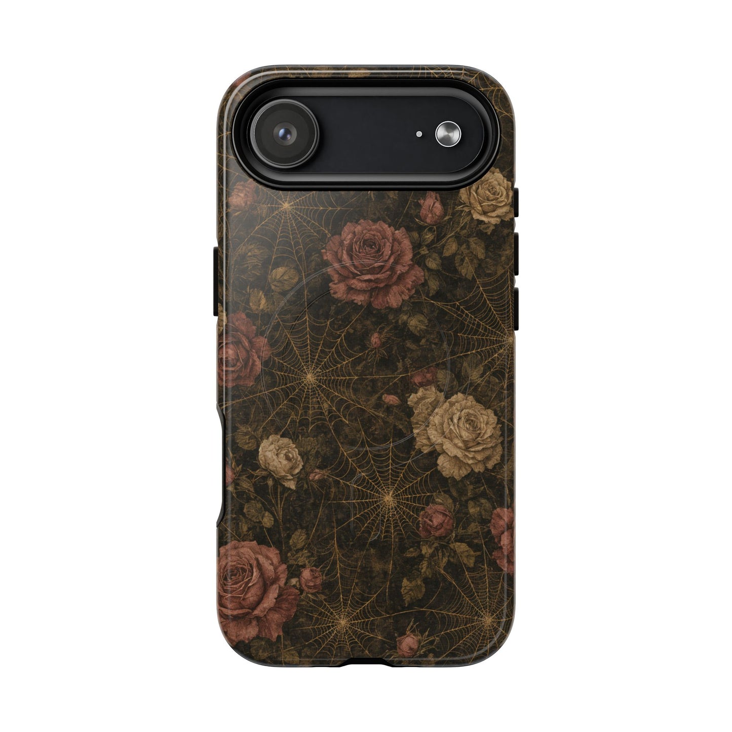 Spiderweb Rose Magnetic Case
