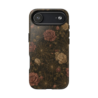 Spiderweb Rose Magnetic Case
