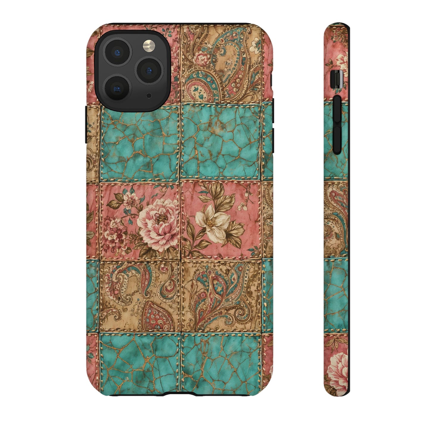 Turquoise Paisley Tough Case