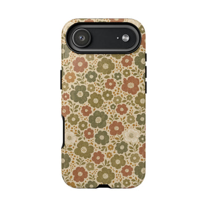 Retro Poppy Field Tough Case