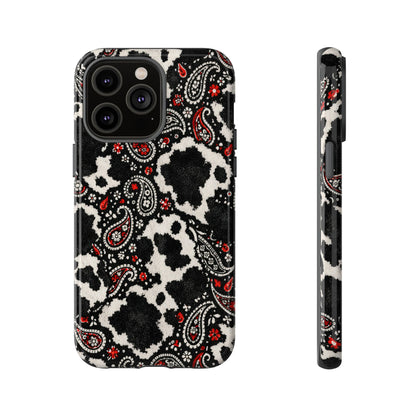 Paisley Cowhide Tough Case