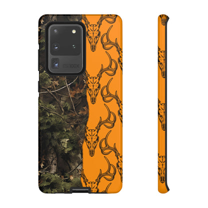 Camo Deer Skulls Orange Tough Case