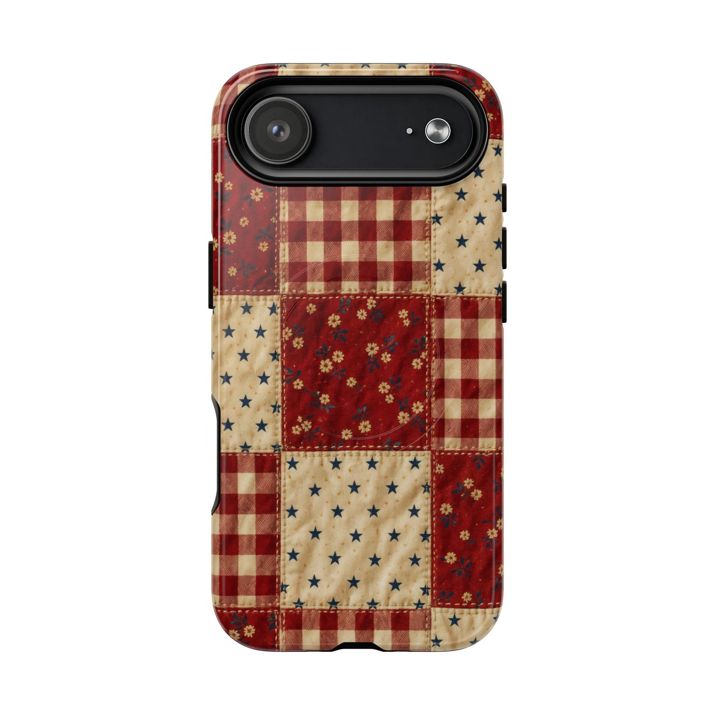 Gingham Stars Magnetic Case