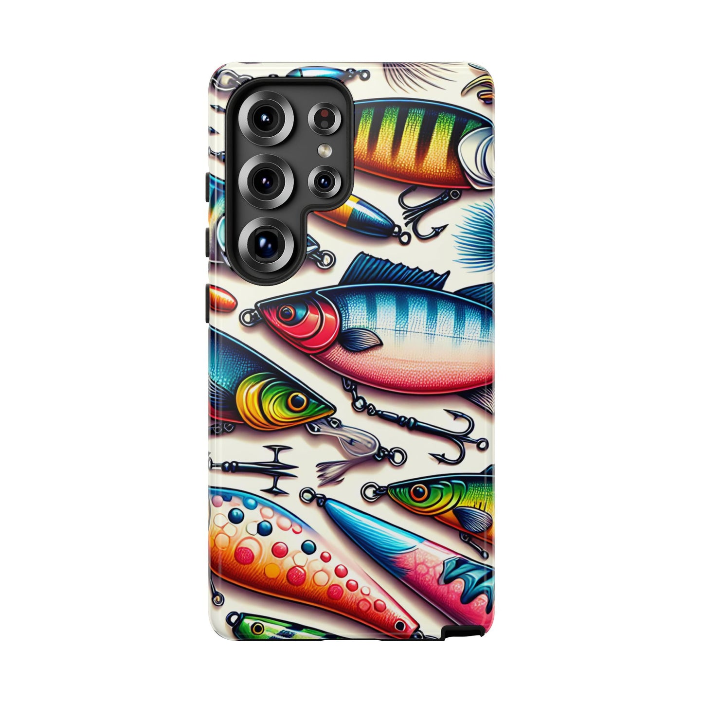 Colorful Fishing Lures Tough Phone Case