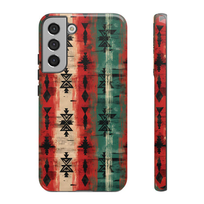 Christmas Grunge Aztec Tough Case