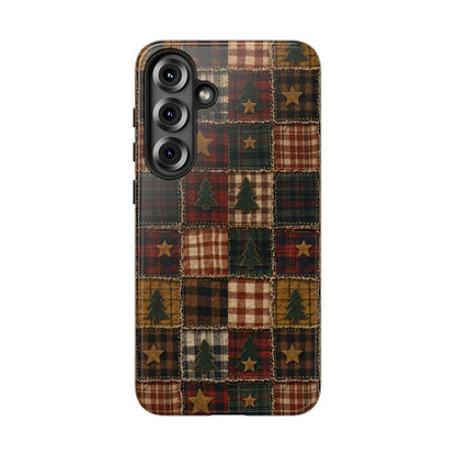 Christmas Rag Quilt Tough Case