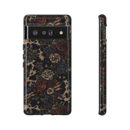 USA Cowhide Bloom Tough Case