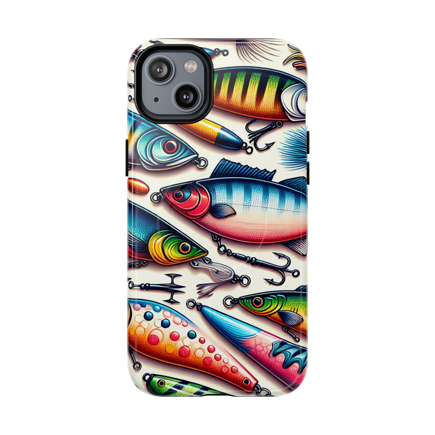 Colorful Fishing Lures Magnetic Case
