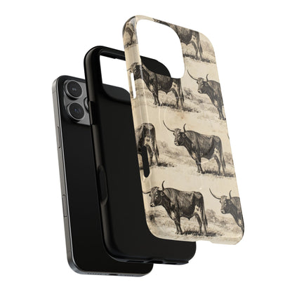 Vintage Longhorns Magnetic Case