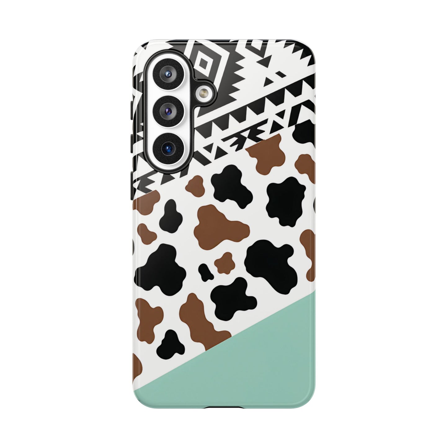 Mint Aztec Cowhide Tough Case