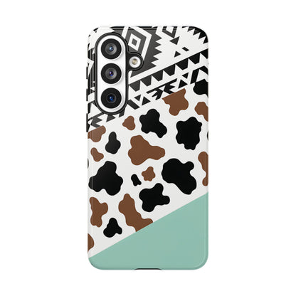 Mint Aztec Cowhide Tough Case