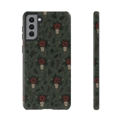 Inked Christmas Skull Tough Case