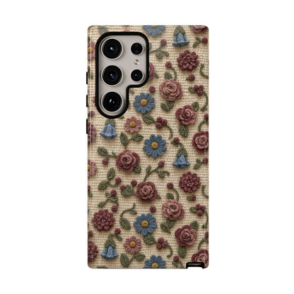 Crochet Flower Garden Tough Case