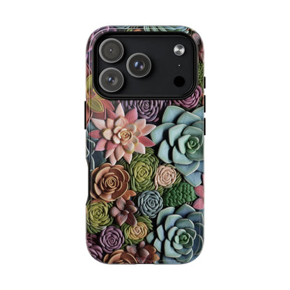 3d Succulent Flower Magnetic Case