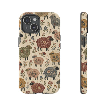 Folk Sheep Tough Case