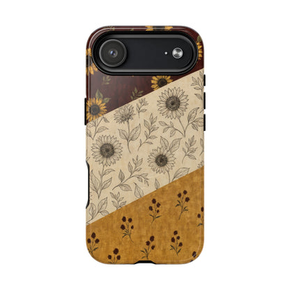 Sunflower Burgundy Swaths Magnetic Case