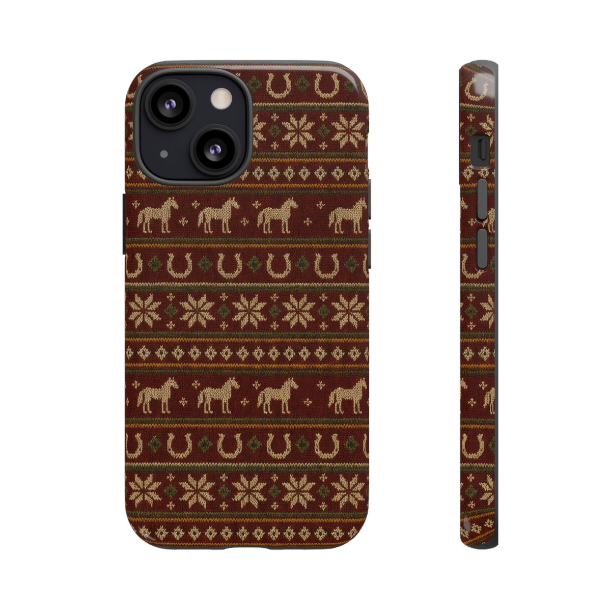 Fair Isle Horses Tough Case