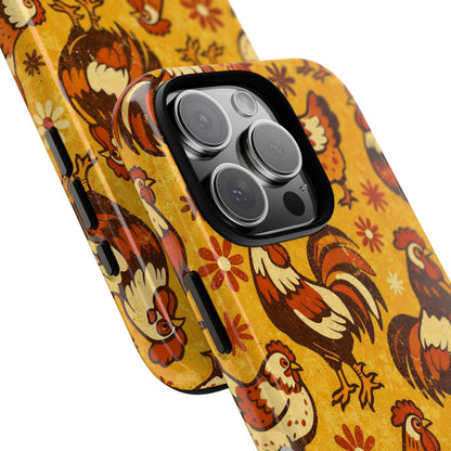Retro Chickens Tough Case