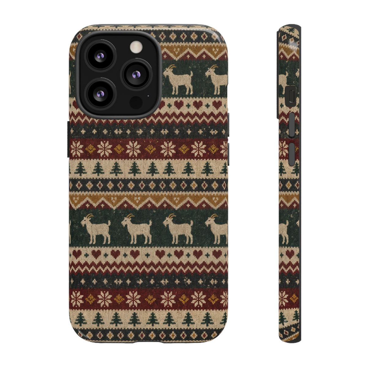 Fair Isle Goats Tough Case
