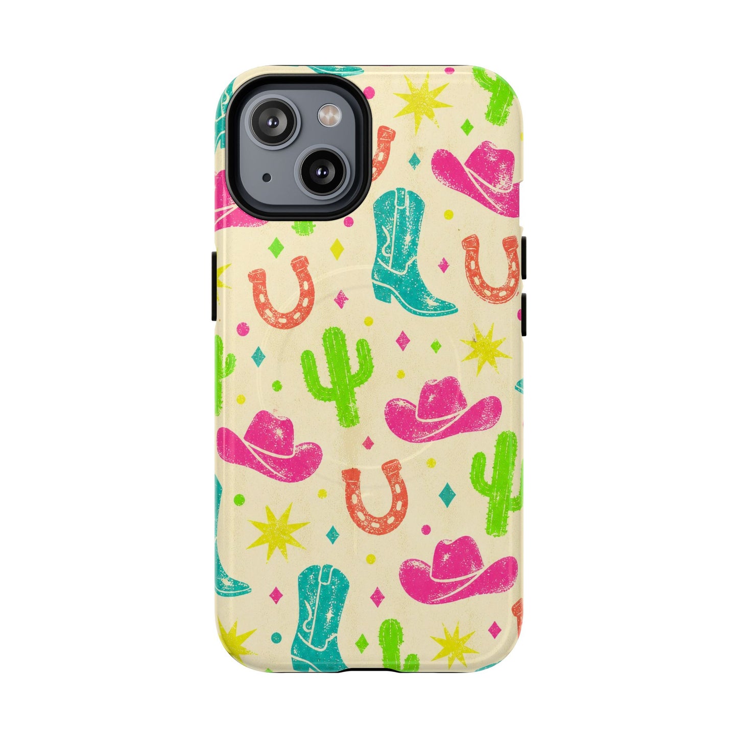 Neon Stamp Magnetic Case