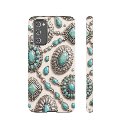 Turquoise Silver Concho Tough Case