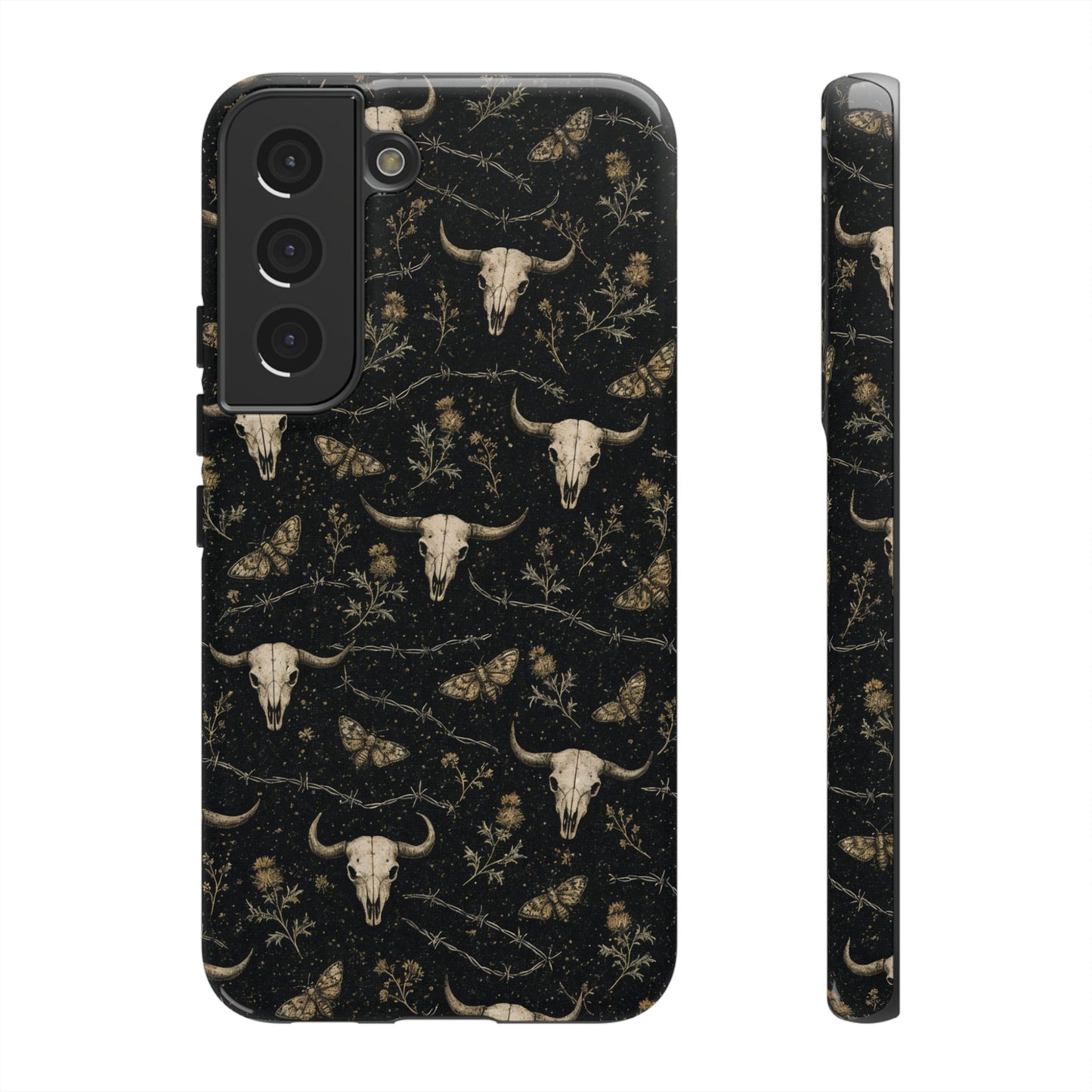 Bull Skull Barbwire Tough Case