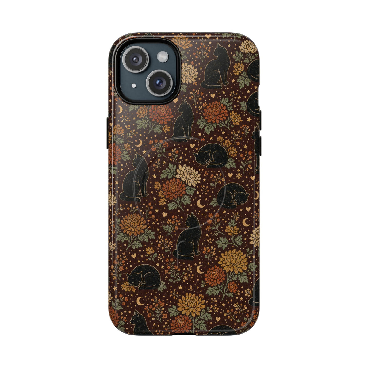 Chrysanthemum Cats Magnetic Case