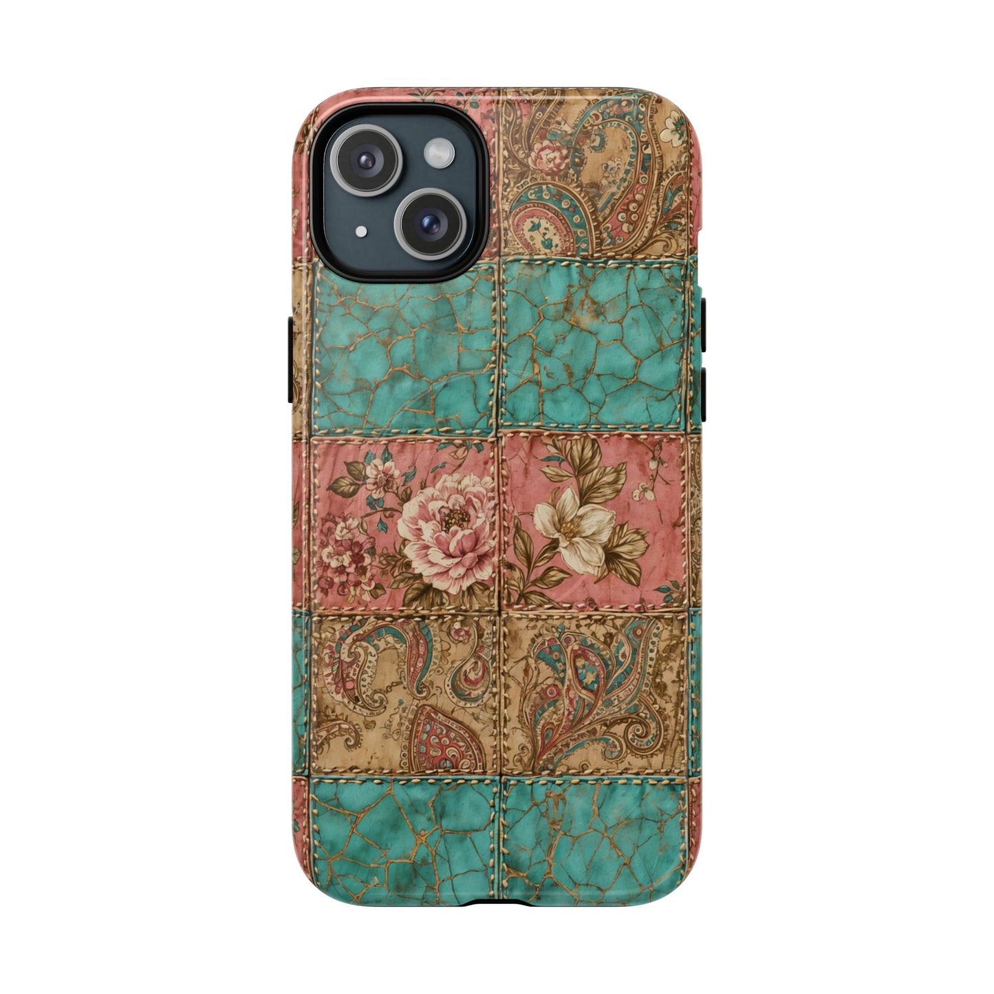 Turquoise Paisley Magnetic Case