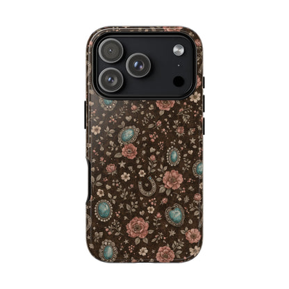 Turquoise Roses Tough Case
